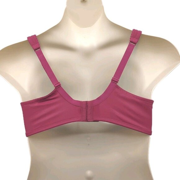 Lane Bryant Cacique Womens Bra Smooth Balconette U/W Size 40C Red  Burgandy - Picture 5 of 10